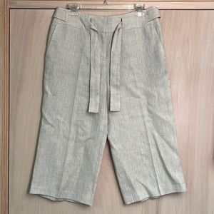 Talbots Cropped Irish Linen Pants